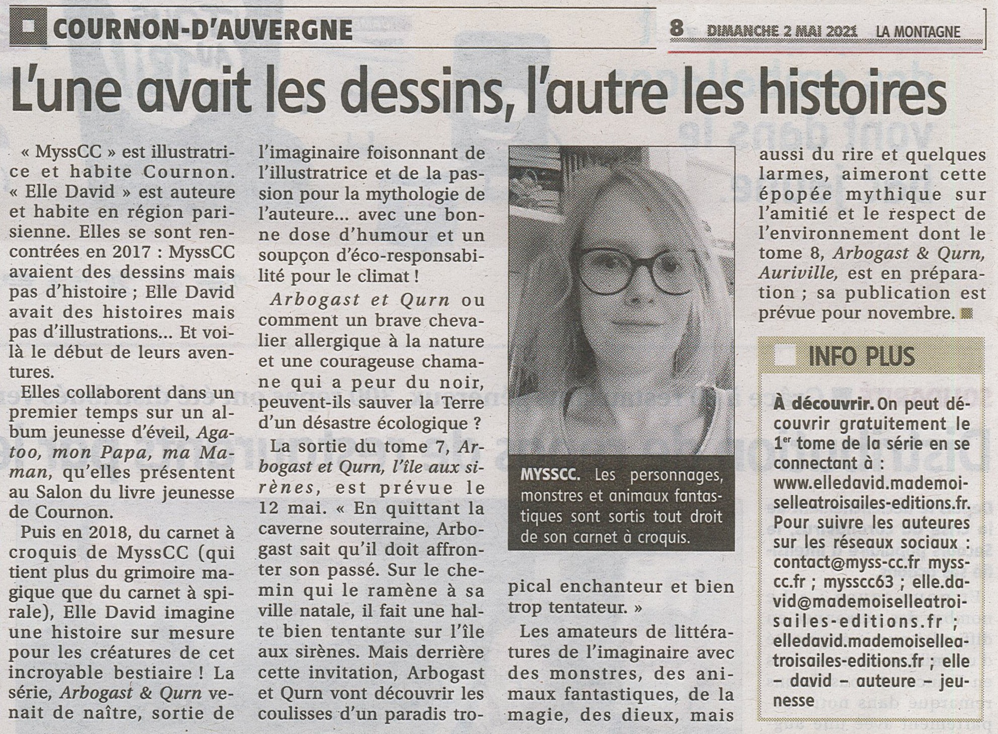 Myss CC, illustratrice jeunesse – Amicale Laïque Jean Moulin
